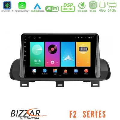 Bizzar F2 Series 8Core Android16 4+64GB Nissan Qashqai J12 amp X-Trail T33 Navigation Multimedia Tablet 10"