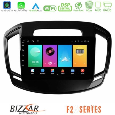 Bizzar F2 Series 8Core Android16 4+64GB Opel Insignia 2014-2017 Navigation Multimedia Tablet 9"