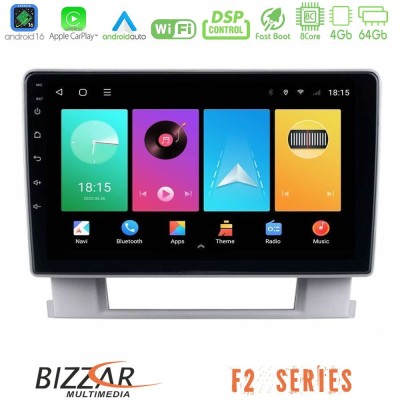 Bizzar F2 Series 8Core Android16 4+64GB Opel Astra J 2010-2014 Navigation Multimedia Tablet 9"