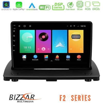 Bizzar F2 Series 8Core Android16 4+64GB Volvo XC90 2006-2014 Navigation Multimedia Tablet 9"