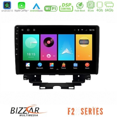 Bizzar F2 Series 8Core Android16 4+64GB Renault Kangoo / Nissan Townstar 2022- Navigation Multimedia Tablet 10"