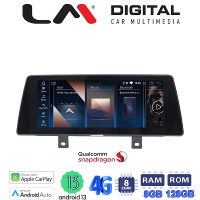 LM Digital - LM JFK225 A8 EVO Οθόνη OEM Multimedia Αυτοκινήτου για BMW X1 F48 2017 με εργοστασιακό σύστημα EVO (CarPlay/Android