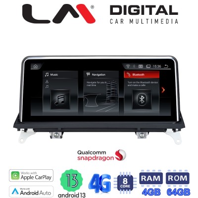 LM Digital - LM JFK397 A4 CCC Οθόνη OEM Multimedia Αυτοκινήτου για BMW X5 (E70) - X6 (E71) 2006 2010 με εργοστασιακό σύστημα CC