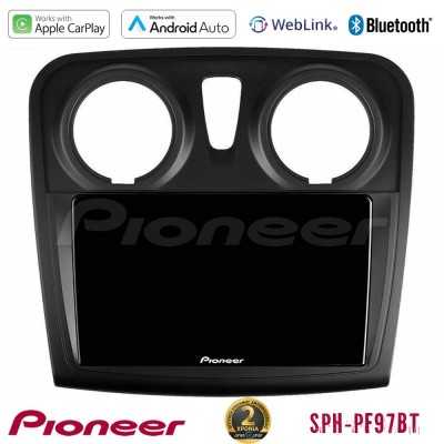 Pioneer SPH-PF97BT Series Dacia Sandero 2014-2020 Multimedia Station 9" (Tablet Style) Με Carplay & Android Auto