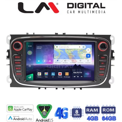 LM Digital - LM Q8003B GPS Οθόνη OEM Multimedia Αυτοκινήτου για FORD FOCUS 2011FORD MONDEO 2007 2014FORD GALAXY 2007 2014FORD