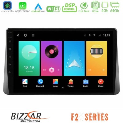 Bizzar F2 Series 8Core Android16 4+64GB Ford Focus 2019- Navigation Multimedia Tablet 9"