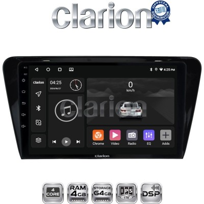 CLARION GL32279 Οθόνη OEM Multimedia Αυτοκινήτου για SKODA OCTAVIA 7 2013 2020 (CarPlay/AndroidAuto/BT/GPS/WIFI/GPRS)