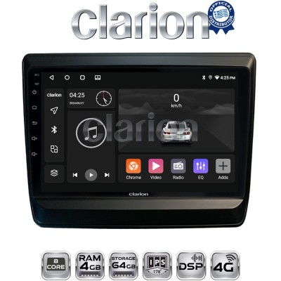 CLARION GL72431 Οθόνη OEM Multimedia Αυτοκινήτου για Isuzu DMAX 2021 (CarPlay/AndroidAuto/BT/GPS/WIFI/GPRS)