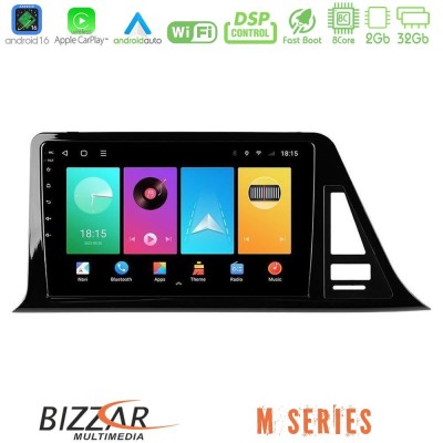 Bizzar M Series 8Core Android16 2+32GB Toyota CH-R (Χωρίς Εργ.Οθόνη) Navigation Multimedia Tablet 9"