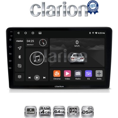 CLARION GL32331 Οθόνη OEM Multimedia Αυτοκινήτου για CITROEN BERLINGO - PEUGEOT PARTNER 20082018 (CarPlay/AndroidAuto/BT/GPS/WIF
