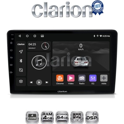 CLARION GL32332 Οθόνη OEM Multimedia Αυτοκινήτου για VW Golf4 1998 2004 (CarPlay/AndroidAuto/BT/GPS/WIFI/GPRS)