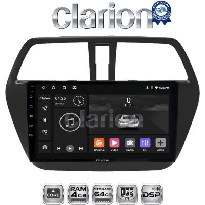 CLARION GL32337 Οθόνη OEM Multimedia Αυτοκινήτου για SUZUKI SX4 SCROSS 2014 (CarPlay/AndroidAuto/BT/GPS/WIFI/GPRS)