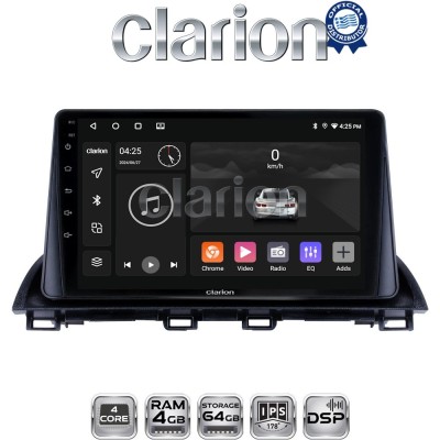 CLARION GL32441 Οθόνη OEM Multimedia Αυτοκινήτου για Mazda CX4 2014 (CarPlay/AndroidAuto/BT/GPS/WIFI/GPRS)