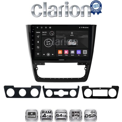 CLARION GL32482 Οθόνη OEM Multimedia Αυτοκινήτου για SKODA YETI 2014 (CarPlay/AndroidAuto/BT/GPS/WIFI/GPRS)