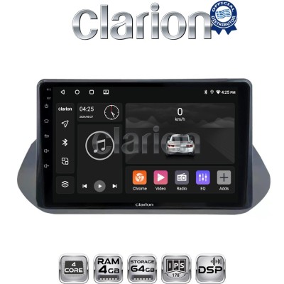 CLARION GL32483 Οθόνη OEM Multimedia Αυτοκινήτου για Nissan Qashqai 2021 (CarPlay/AndroidAuto/BT/GPS/WIFI/GPRS)