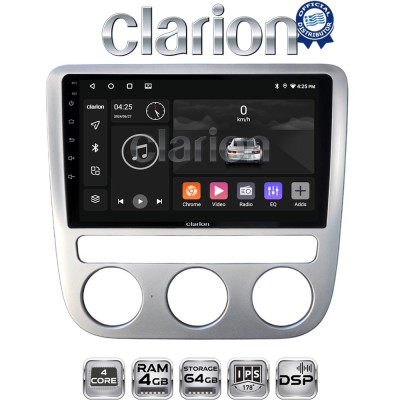 CLARION GL32488 Οθόνη OEM Multimedia Αυτοκινήτου για VW Scirocco & Eos 2008 2013 (CarPlay/AndroidAuto/BT/GPS/WIFI/GPRS)