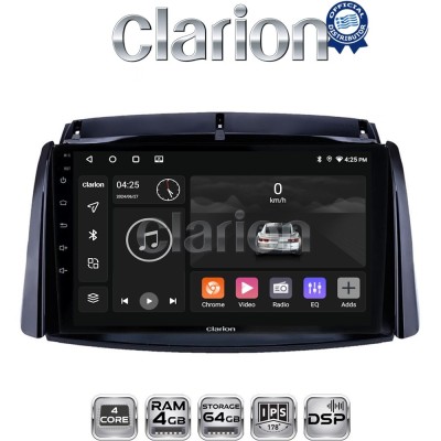 CLARION GL32498 Οθόνη OEM Multimedia Αυτοκινήτου για Renault Koleos 20062017 (CarPlay/AndroidAuto/BT/GPS/WIFI/GPRS)