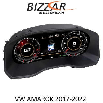 Bizzar Digital Cluster VW AMAROK 2017-2020 Digital HD LCD Instrument Cluster 12.3" με Carplay | HDMI in
