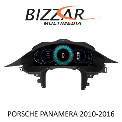 Bizzar Digital Cluster PORSCHE PANAMERA 2010-2016 Digital HD LCD Instrument Cluster 12.3" με Carplay | HDMI in