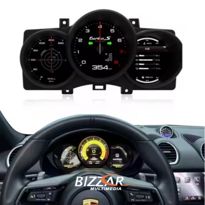 Bizzar Digital Cluster PORSCHE MACAN 2014-2023 Digital HD LCD Instrument Cluster 12.3" με Carplay | HDMI in Bizzar Digital Cluster PORSCHE MACAN 2014-2023 Digital HD LCD Instrument Cluster 12.3" με Carplay | HDMI in
