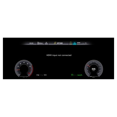 Bizzar Digital Cluster AUDI A3 (8V) 2013-2020 Digital HD LCD Instrument Cluster 12.3" με Carplay | HDMI in