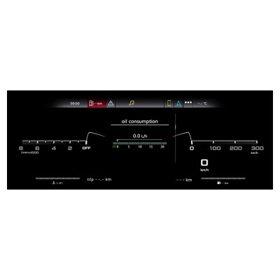 Bizzar Digital Cluster AUDI A4 (B8.5) 2013-2016 Digital HD LCD Instrument Cluster 12.3" με Carplay | HDMI in