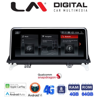 LM Digital - LM JFK397 A4 CCC Οθόνη OEM Multimedia Αυτοκινήτου για BMW X5 (E70) - X6 (E71) 2006 2010 με εργοστασιακό σύστημα CC