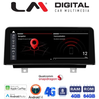 LM Digital - LM JFK350 B4 NBT Οθόνη OEM Multimedia Αυτοκινήτου για BMW S.3 (F30/F31/F34/F35 (2013-2016) & Series 4 - F32/F33/F36