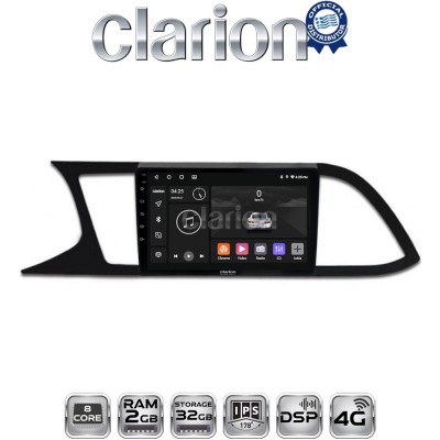 CLARION GL71306 Οθόνη OEM Multimedia Αυτοκινήτου για SEAT LEON 2012 (CarPlay/AndroidAuto/BT/GPS/WIFI/GPRS)