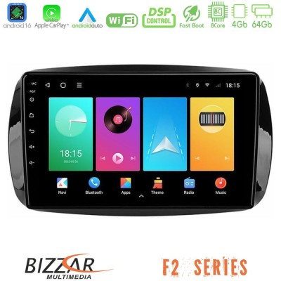 Bizzar F2 Series 8Core Android16 4+64GB Smart 453 Navigation Multimedia Tablet 9"