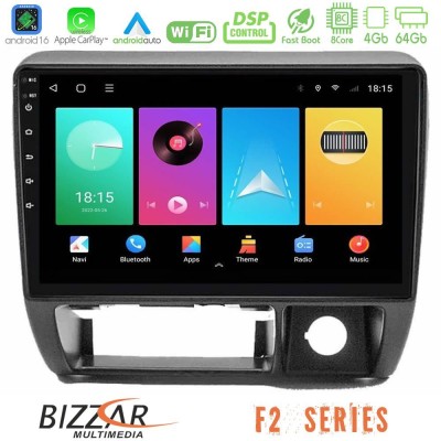 Bizzar F2 Series 8Core Android16 4+64GB Suzuki Jimny 1998-2005 Navigation Multimedia Tablet 9"