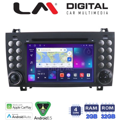 LM Digital - LM V4096 GPS Οθόνη OEM Multimedia Αυτοκινήτου για MERCEDES SLK (R171) 2004 2010 (CarPlay/AndroidAuto/BT/GPS/WIFI/G