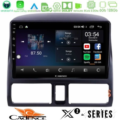 Cadence X2 Series 8Core Android14 6+128GB Honda CRV 2002-2006 Navigation Multimedia Tablet 9"
