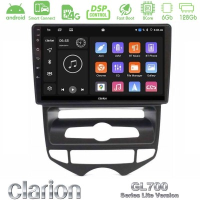 Clarion GL700 Lite Series 8Core Android ClarionOS 6+128GB Hyundai ix20 2010-2020 (AUTO A/C) Navigation Multimedia Tablet 10" Με 
