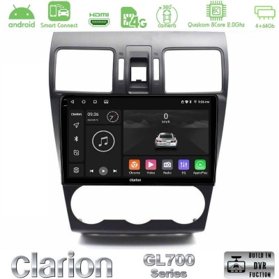 Clarion GL700 QUALCOMM Series 8Core Android ClarionOS 4+64GB Subaru Forester 2015-2018 Navigation Multimedia Tablet 9" Με Carpla