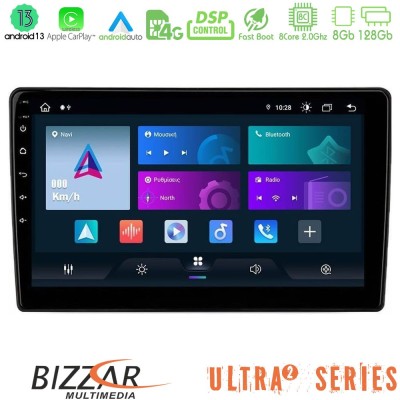 Bizzar Ultra Series Subaru Forester 2015-2018 8core Android13 8+128GB Navigation Multimedia Tablet 9"