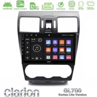 Clarion GL700 Lite Series 8Core Android ClarionOS 2+32GB Subaru Forester 2015-2018 Navigation Multimedia Tablet 9" Με Carplay & 