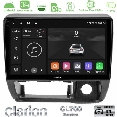 Clarion GL700 QUALCOMM Series 8Core Android ClarionOS 4+64GB Suzuki Jimny 1998-2005 Navigation Multimedia Tablet 9" Με Carplay &