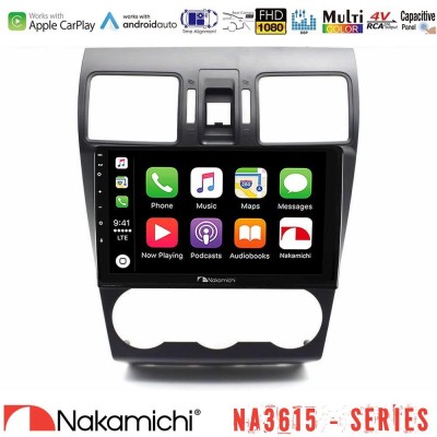 Nakamichi NA3615 Series Με Wireless Carplay & Android Auto Subaru Forester 2015-2018 Media Station Tablet 9"
