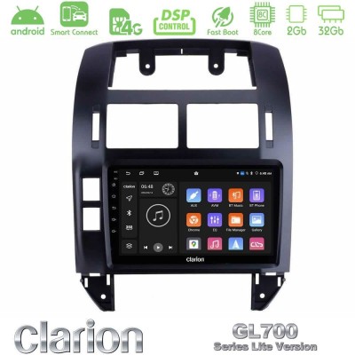 Clarion GL700 Lite Series 8Core Android ClarionOS 2+32GB VW Polo 2002-2009 Navigation Multimedia Tablet 9" Με Carplay & Android 