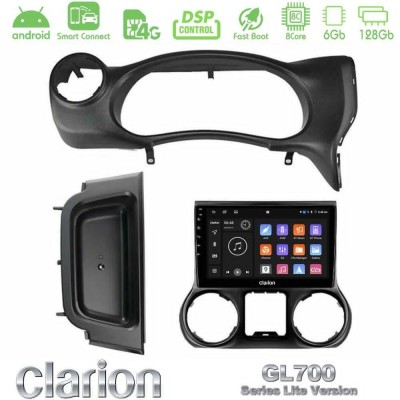 Clarion GL700 Lite Series 8Core Android ClarionOS 6+128GB Jeep Wrangler 2014-2017 Navigation Multimedia Tablet 10" Με Carplay & Clarion GL700 Lite Series 8Core Android ClarionOS 6+128GB Jeep Wrangler 2014-2017 Navigation Multimedia Tablet 10" Με Carplay &