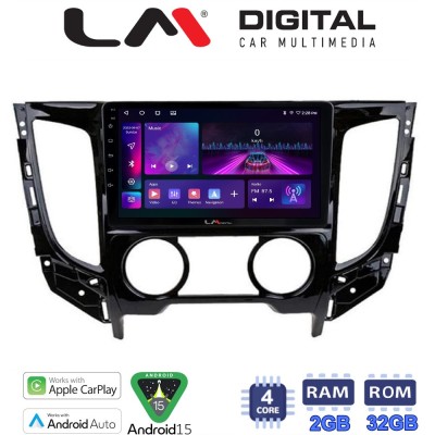 LM Digital - LM ZA4230A GPS Οθόνη OEM Multimedia Αυτοκινήτου για Mitsubishi L200 2014 Μόνο για αυτοκίνητα με Air Condition (Car