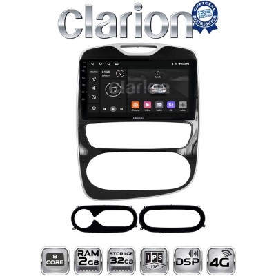 CLARION GL71321 Οθόνη OEM Multimedia Αυτοκινήτου για Renault Clio 2016-2018 (CarPlay/AndroidAuto/BT/GPS/WIFI/GPRS)