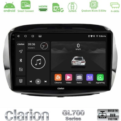 Clarion GL700 QUALCOMM Series 8Core Android ClarionOS 4+64GB Honda FR-V 2004-2009 Navigation Multimedia Tablet 10" Με Carplay & 