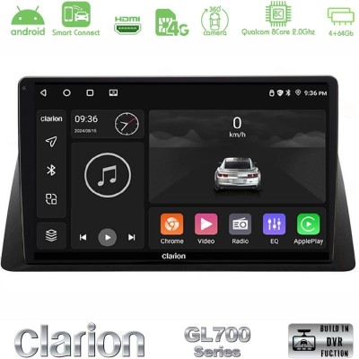 Clarion GL700 QUALCOMM Series Honda WR-V 2024- 8Core Android ClarionOS 4+64GB Navigation Multimedia Tablet 10" Με Carplay & Andr