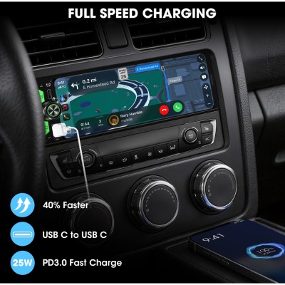 Bizzar 1Din CA65W Multimedia Station 6,9″ Με Wireless Carplay & Android Auto