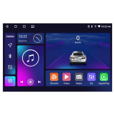 Clarion GL500 Series 8Core Android ClarionOS 4+64GB Navigation Multimedia Tablet 9" Με Carplay & Android Auto Clarion GL500 Series 8Core Android ClarionOS 4+64GB Navigation Multimedia Tablet 9" Με Carplay & Android Auto