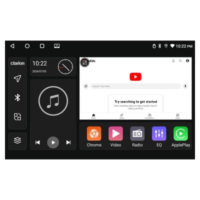 Clarion GL500 Series 8Core Android ClarionOS 4+64GB Navigation Multimedia Tablet 9" Με Carplay & Android Auto Clarion GL500 Series 8Core Android ClarionOS 4+64GB Navigation Multimedia Tablet 9" Με Carplay & Android Auto