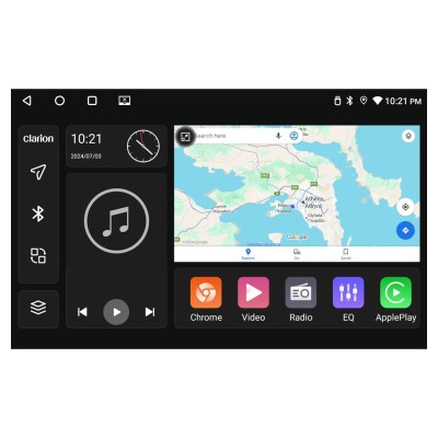 Clarion GL500 Series 8Core Android ClarionOS 4+64GB Navigation Multimedia Tablet 9" Με Carplay & Android Auto Clarion GL500 Series 8Core Android ClarionOS 4+64GB Navigation Multimedia Tablet 9" Με Carplay & Android Auto