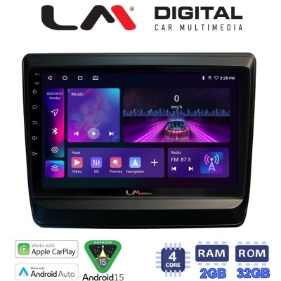 LM Digital - LM ZA4431 GPS Οθόνη OEM Multimedia Αυτοκινήτου για Isuzu DMAX 2021 (CarPlay/AndroidAuto/BT/GPS/WIFI/GPRS)